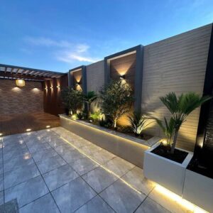 الديكور الخارجي للفلل بالرياض